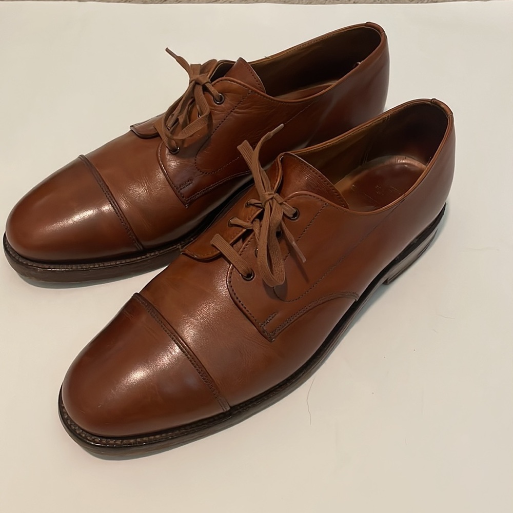 Crockett & Jones x Polo Ralph Lauren Bench Made in England Cap Toe Size 10 1/2 D